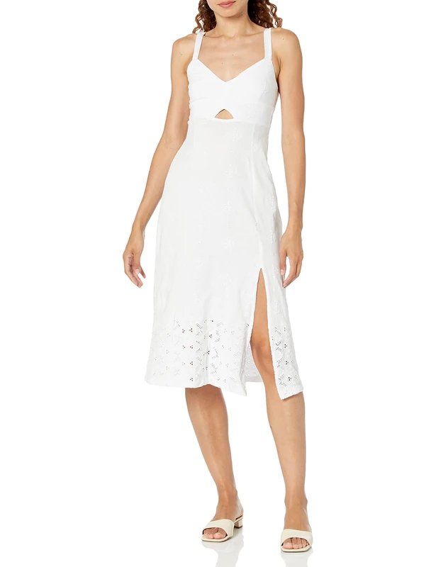 Desigual Women's Vest_sandall 1000 Dress, White, S