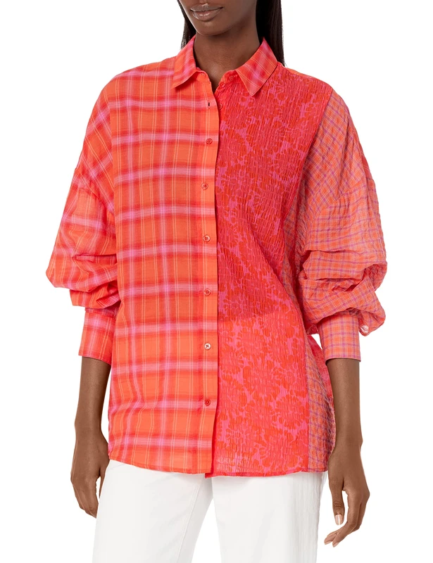 Desigual Women's Shirt, Orange, S - Image 1