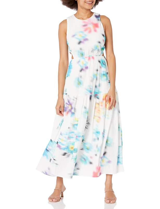 Desigual Women's Dress, White, L