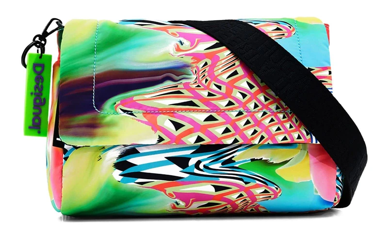 Desigual Hawaii Geosurf Copenhague Psychadelic Crossbody Bag 23SAXY22 - Image 1