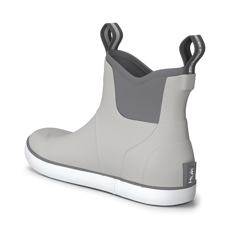 HUK Men's Rogue Wave Shoe, High-Performance Fishing & Deck Boot Rain, Solid - Grey, 9 UK