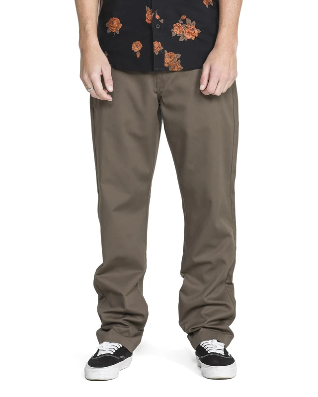 Volcom Men's Vmonty Pant, Mushroom, 32