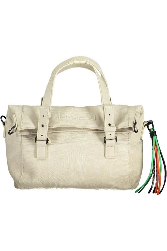 Desigual Aquiles Women's Bag Aqua Loverty 2 0 1001 Raw Bianco One Size EU, White, U