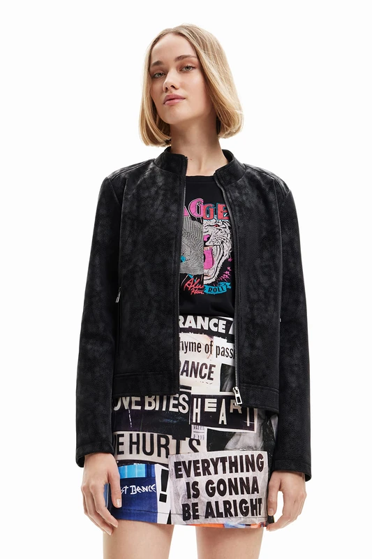 Desigual Women's CHAQ_Detroit 2000 Black, black, L