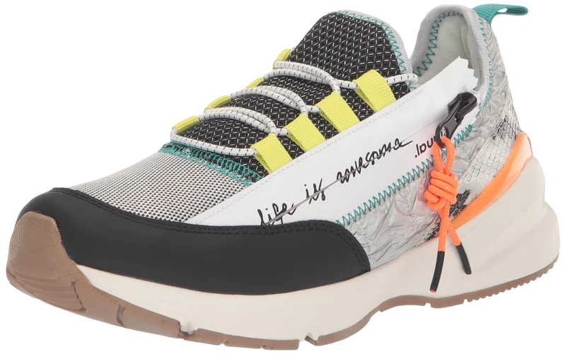 Desigual Moon Zipper Snake Chunky Running Sneaker 23SSKP21