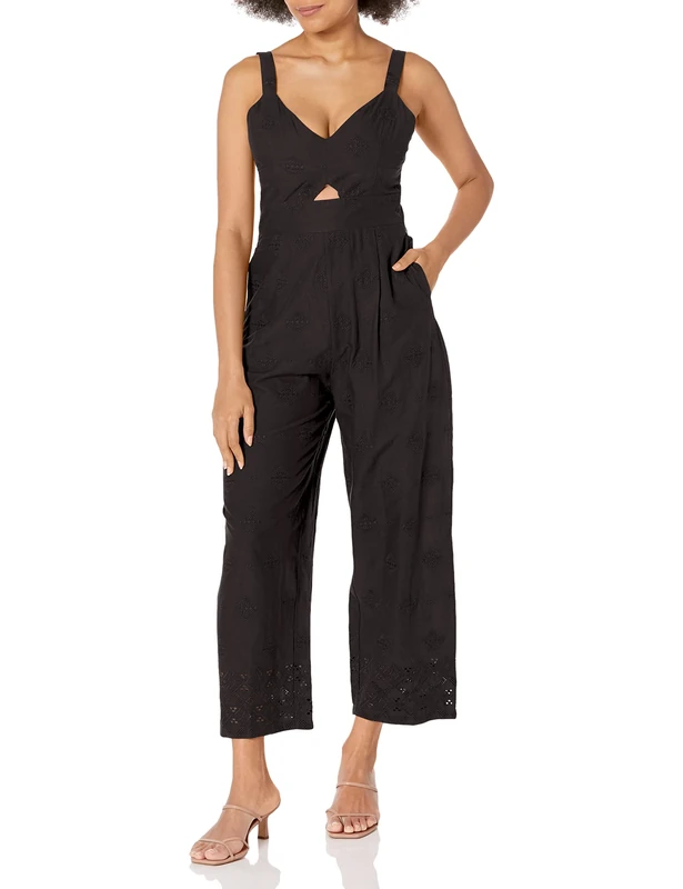 Desigual Women's Jumpsuit Sandall 2000 Casual Trousers, Black, XXL, Black, XX-Large