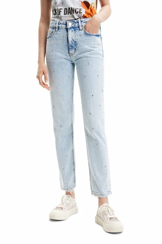 Desigual Women's Denim_Abril 5053 Casual Pants, Blue, 16