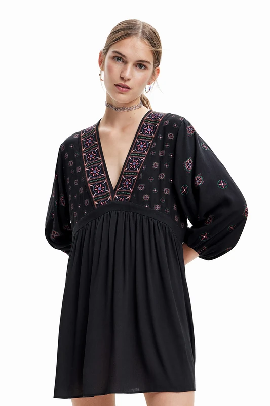 Desigual Women's Dress, Black, M