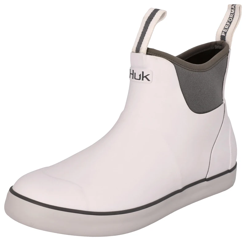 HUK Womens Rogue Wave Shoe | High-Performance Fishing & Deck Boot, Solid - White, 7