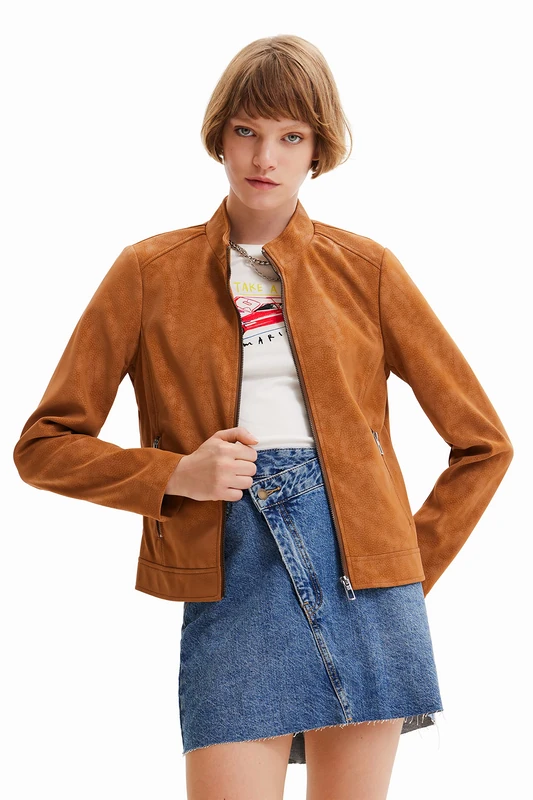 Desigual Women's CHAQ_Detroit 6001 Tobacco, Brown, X-Small