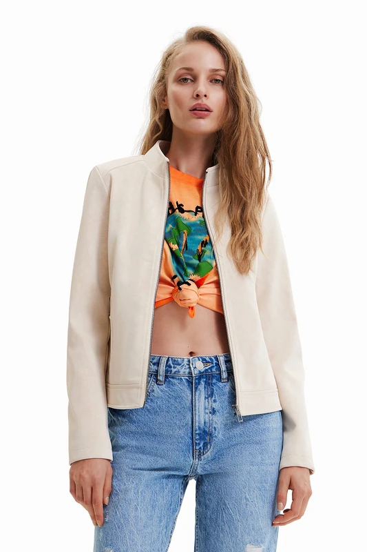 Desigual Women's CHAQ_Detroit 1001 RAW, White, L
