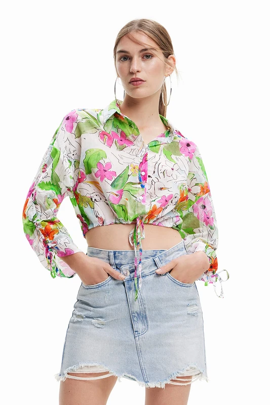 Desigual Women's Shirt, White, X-Small