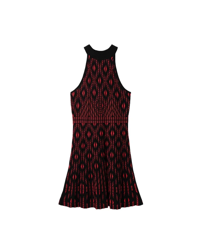 Desigual Women's Vest_EL Havre Dress, red, XL