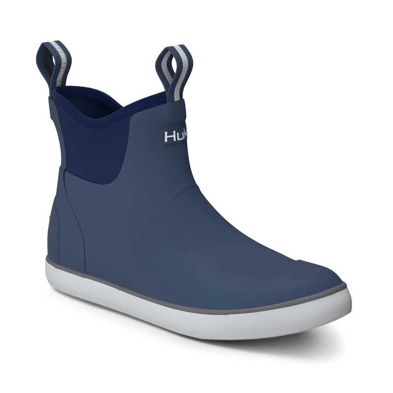 HUK Men's Rogue Wave Shoe, High-Performance Fishing & Deck Boot Rain, Solid - Sargasso Sea, 7 UK