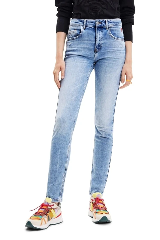 Desigual Women's Casual Pants, Blue, 16