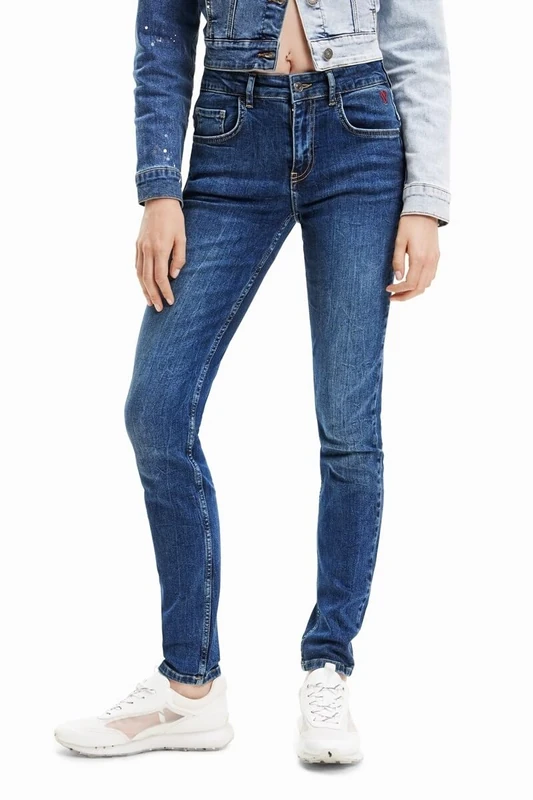 Desigual Women's Casual Pants, Blue, 10