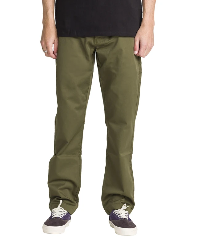 Volcom Men's V Monty Chino Pant, Military, 34