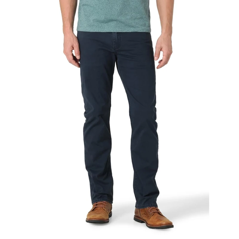 Wrangler Authentics Men's Slim Fit Straight Leg Jean, Dark Sapphire, 42W x 32L