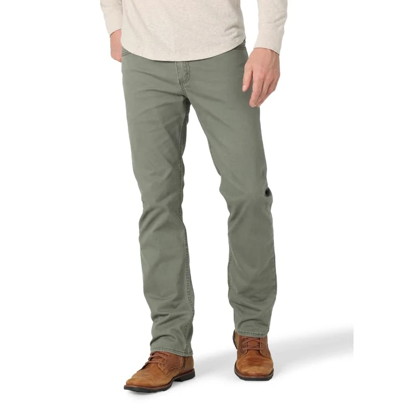 Wrangler Authentics Men's Slim Fit Straight Leg Jean, Spruce, 33W x 32L