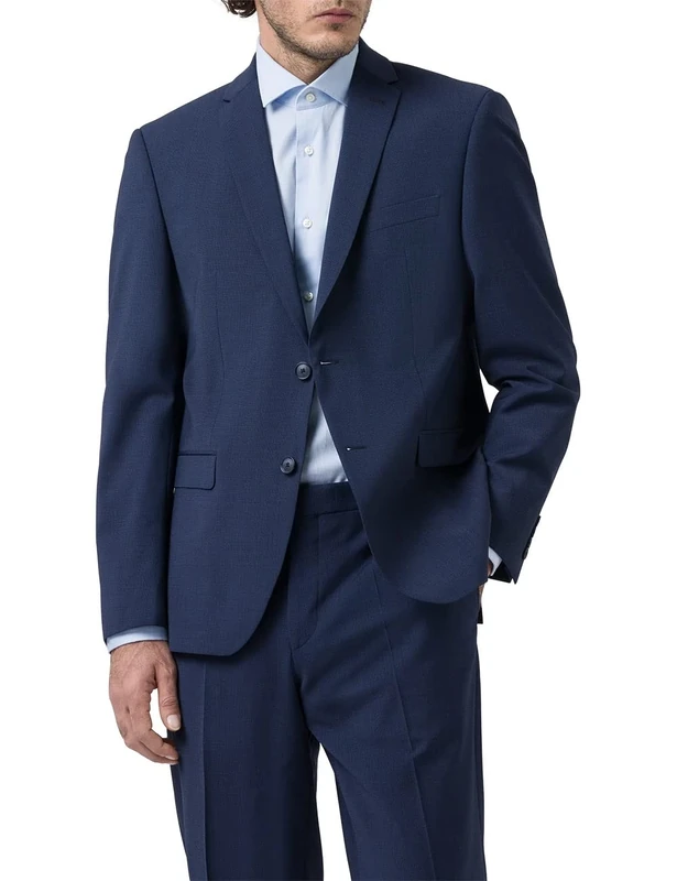 Pierre Cardin Men's Pc-Grant Suit Jacket, Blue Nights, 42S