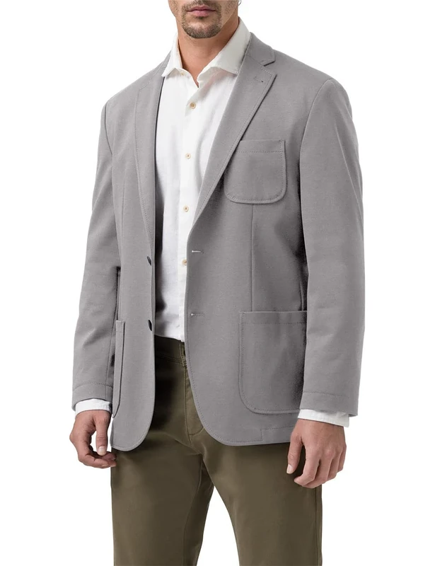 Pierre Cardin Men's PC-Michel-4 Suit Jacket, Harbor Mist, 42S