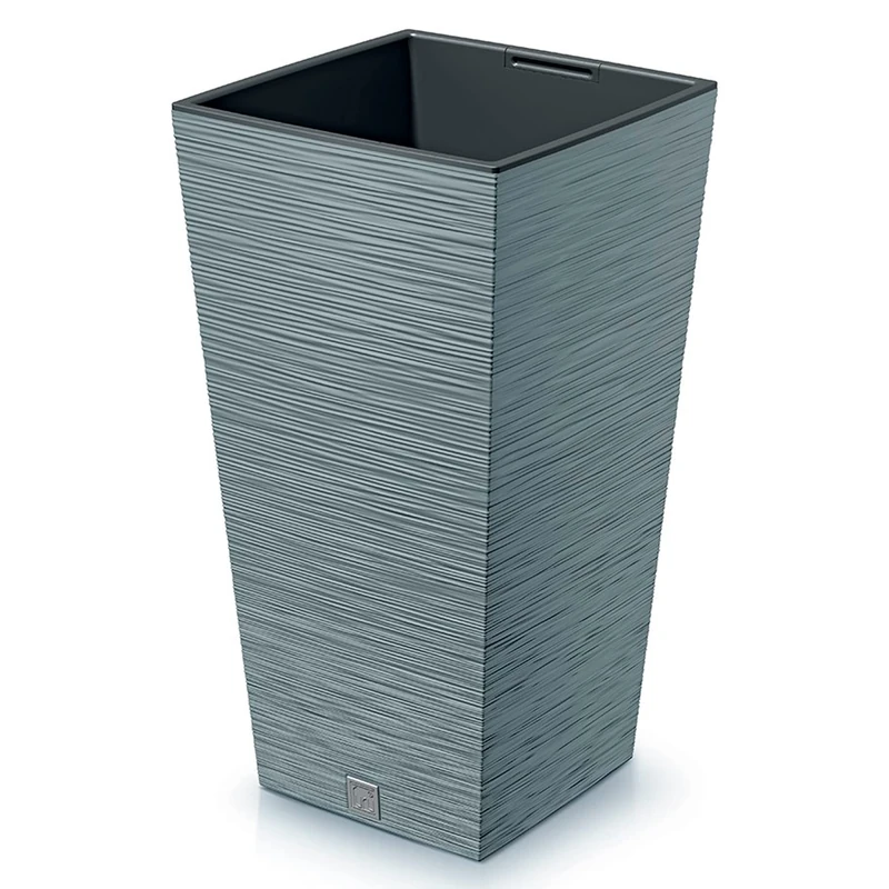 Prosperplast Furu Collection 34.5 x 34.5 x 66 cm, 24 L Capacity, Cement, 34,5 x 34,5 x 66 cm