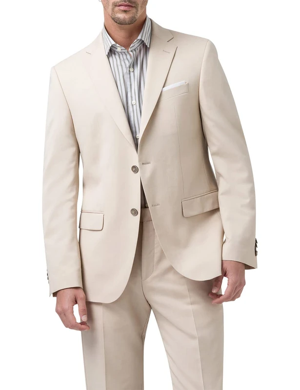 Pierre Cardin Men's Pc-Grant-r Suit Jacket, Pelican, 36L