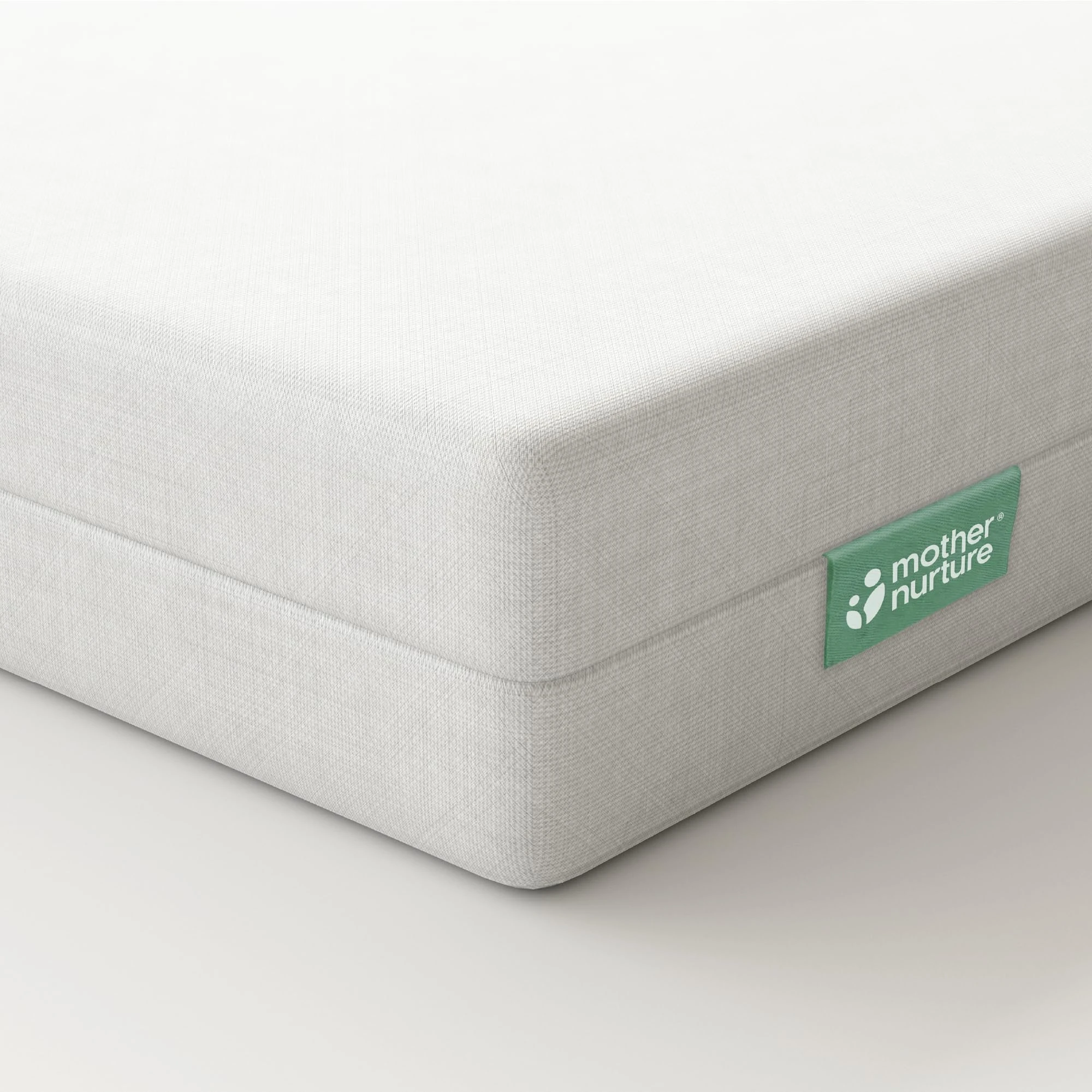 Mother Nurture Kidtech Travel Cot Mattress, Polyester, White, 140 x 70 x 7.5 cm Eco Fibre