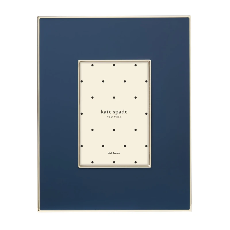Kate Spade Make It Pop Frame, 4x6, Navy