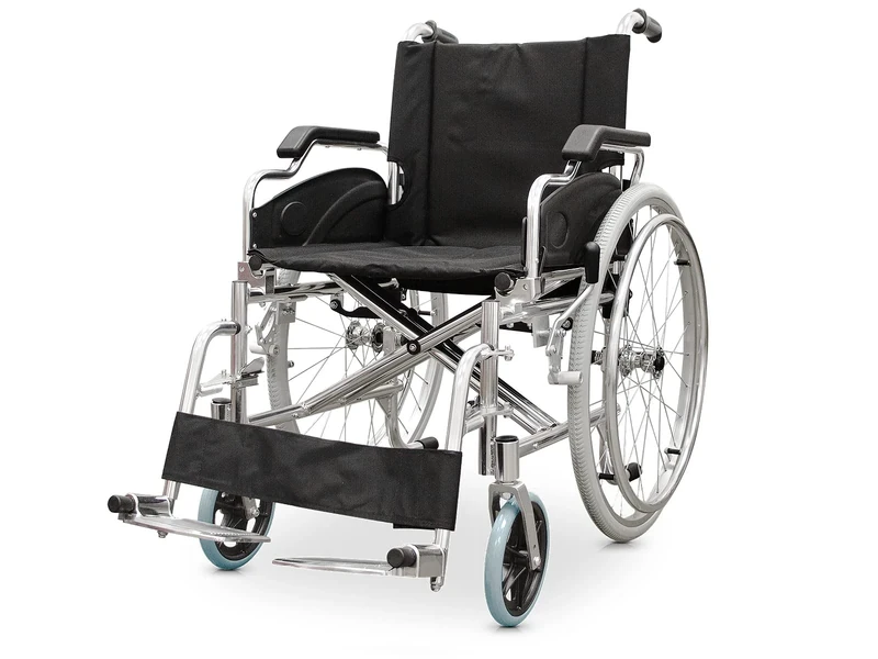 Folding and self-propelling Aluminium Wheelchair - Image 1