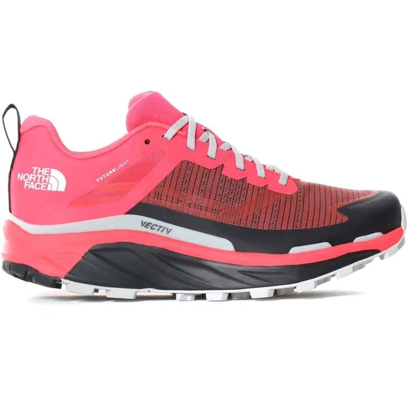 THE NORTH FACE Women's Vectiv Infinite Walking Shoe, TNF Black Brilliant Coral, 6.5 UK