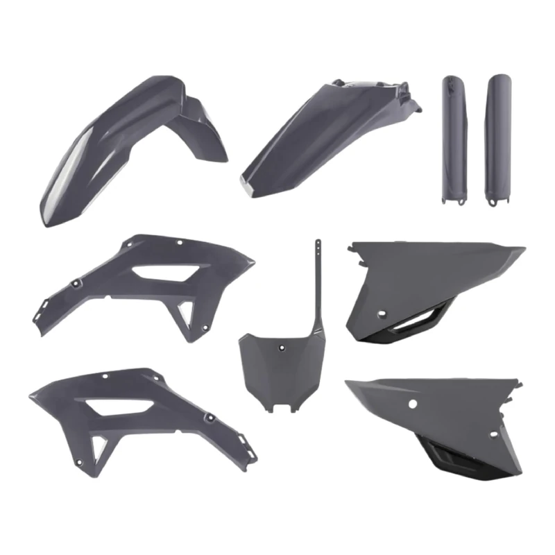 POLISPORT 91095 - Polisport MX Plastic Replica Kit for those looking for OEM Quality for Honda Motorcycles in Nardo Grey