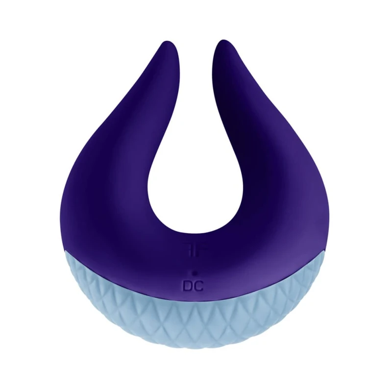 FemmeFunn Volea Dark Purple/Light Blue Base 10 cm