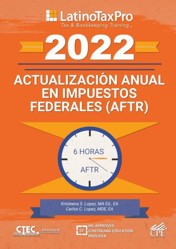 2022 Actualización anual de impuestos federales (AFTR)