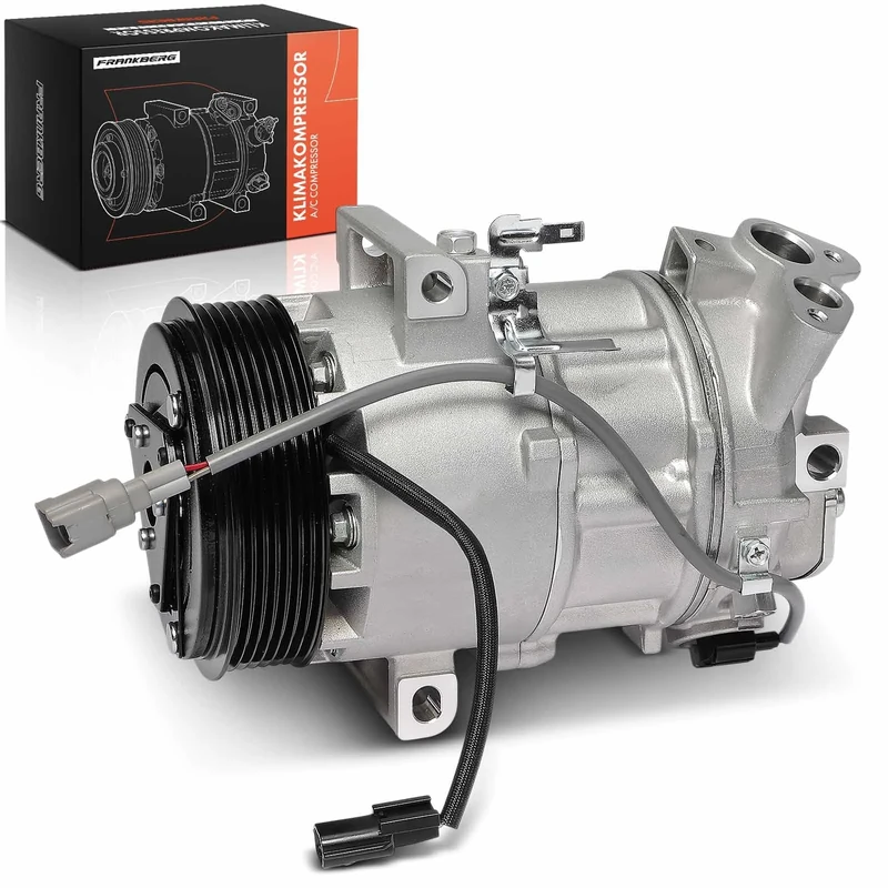 Frankberg AC Compressor with Clutch Petrol Compatible with C.a.p.t.u.r I H5 J5 Clio IV BH Clio IV Grandtour KH Replace# 926000217R, oil pre-filled