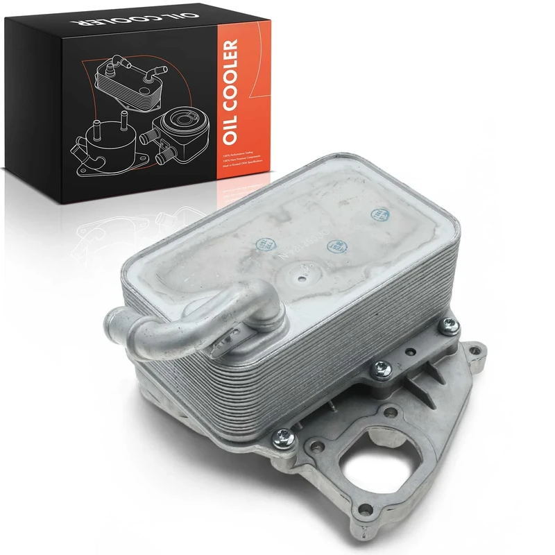 Frankberg Oil Cooler Engine Compatible with A4 8K2 8KH 8K5 B8 2011-2016 A5 8T3 8F7 8TA 2011-2017 A6 4G 2010-2018 A7 4G 2010-2018 Q5 8RB 2008-2017 Q7 4LB 2007-2015