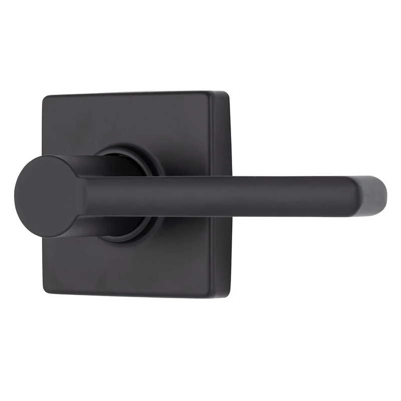 BRINKS – Contemporary Non-Locking Interior Door Lever, Matte Black - Designed for Sleek and Modern Homes and Blends Seamlessly with Interior Décor