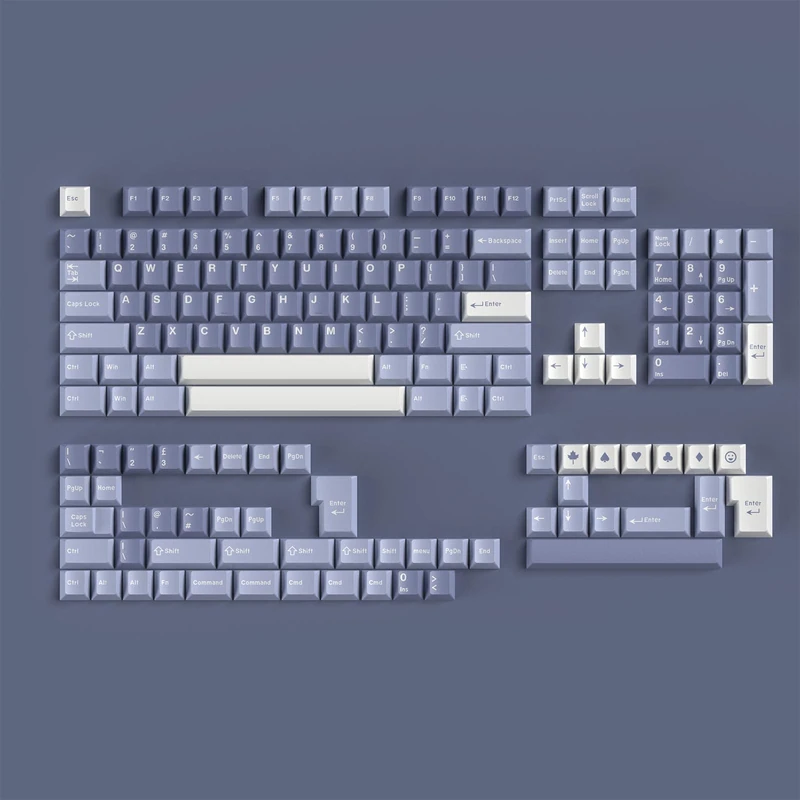 Fishing Keycaps 163 Keys Cherry Profile Doubleshot Keycap Set Fit for 60% 65% 75% 95% Cherry Mx Switches Mechanical Keyboard - Image 1