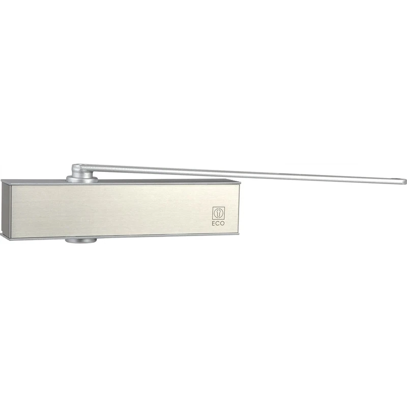 ECO TS31 EN 1-3 Sliding Rail Door Closer with MP and Lever Arm (Door Fitting), Wing Width up to 950 mm, Silver