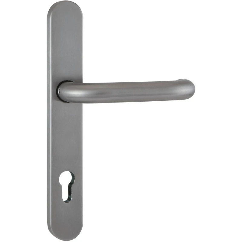 ECO EPN900RR Escape Door Semi-Fitting Door Handle (Handle Set) on Long Plate PZ92, Door Handle as Opposite Side for Bar Handles (Pressure Rod) Stainless Steel
