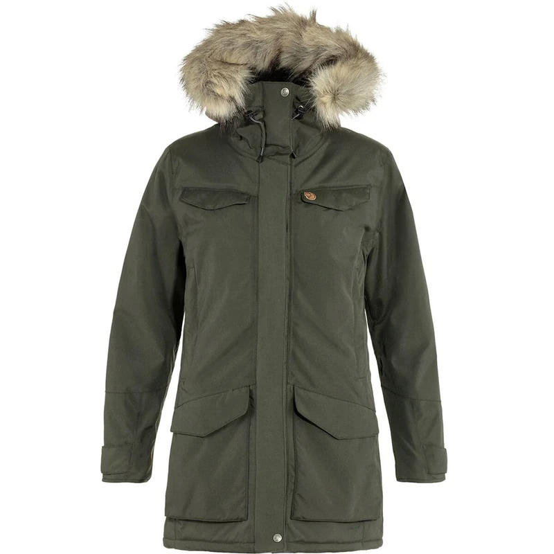 FJALLRAVEN 86369-662 Nuuk Parka W Jacket Women's Deep Forest Size XXS