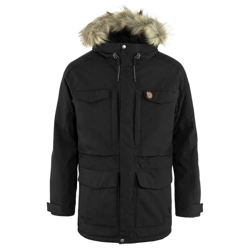 FJALLRAVEN 86668-550 Nuuk Parka M Jacket Men's Black Size M