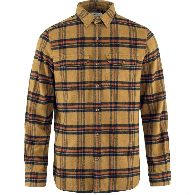 FJALLRAVEN Övik Heavy Flannel Shirt Long Sleeve Brand M