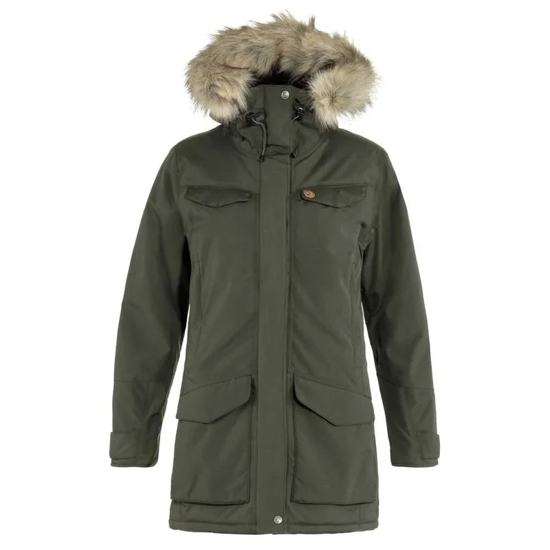 Fjallraven 86369-662 Nuuk Parka W Jacket Women's Deep Forest Size L