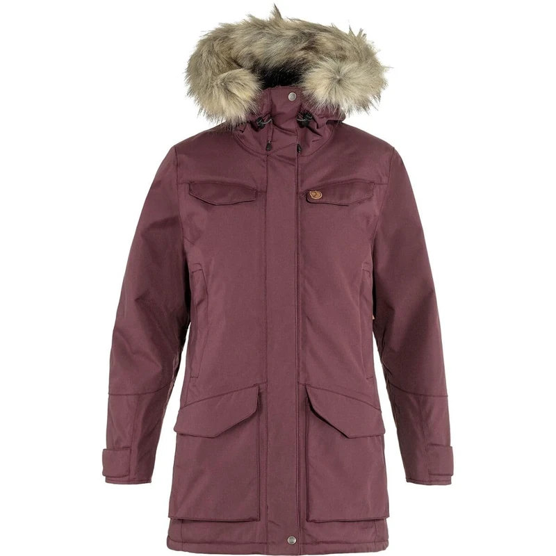 FJALLRAVEN 86369-357 Nuuk Parka W Jacket Women's Port Size XXS