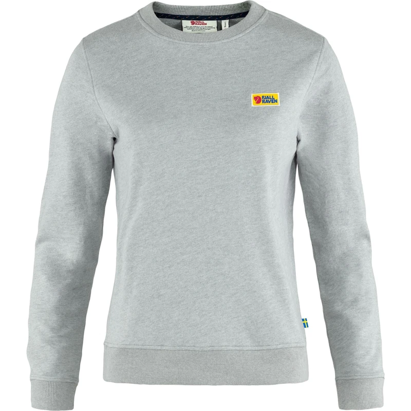 Fjallraven 87075-020-999 Vardag Sweater W Sweatshirt Women's Grey-Melange Size XXS