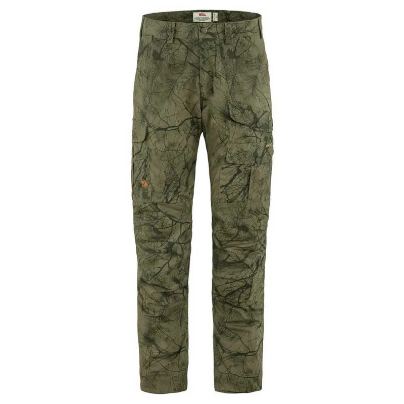 Fjällräven Men's Barents Pro Hydratic TRS Hunting, Green Camo/Deep Forest, 50