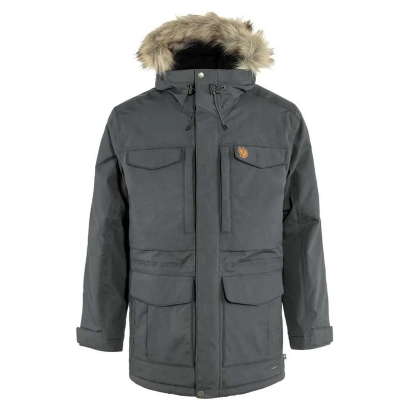 Fjallraven 86668-050 Nuuk Parka M Jacket Men's Basalt Size XXL