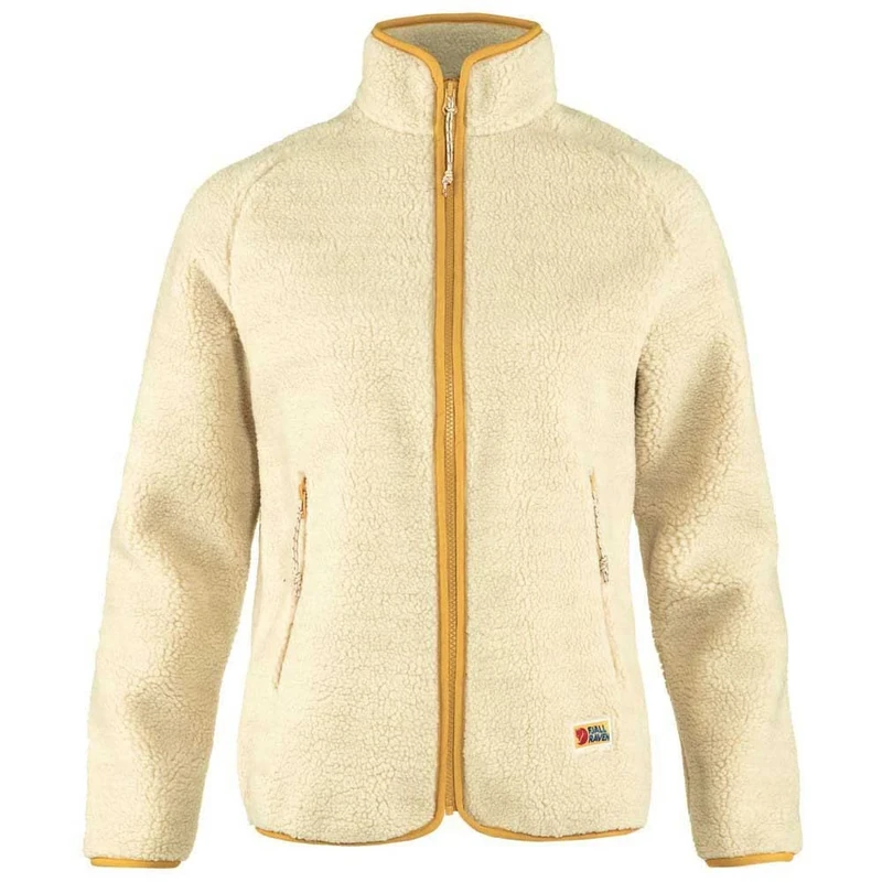 Fjallraven 84789-113 Vardag Pile Fleece W/Vardag Pile Fleece W Sweatshirt Women's Chalk White Size XS