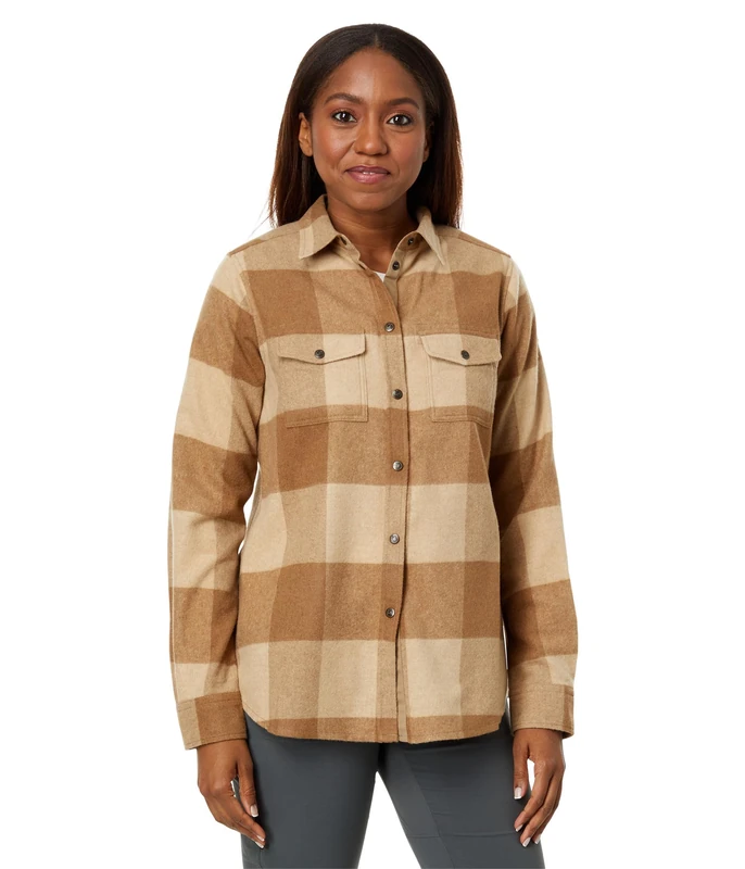 Fjallraven 90835-232-191 Canada Shirt W Shirt Women's Buckwheat Brown-Light Beige Size XS